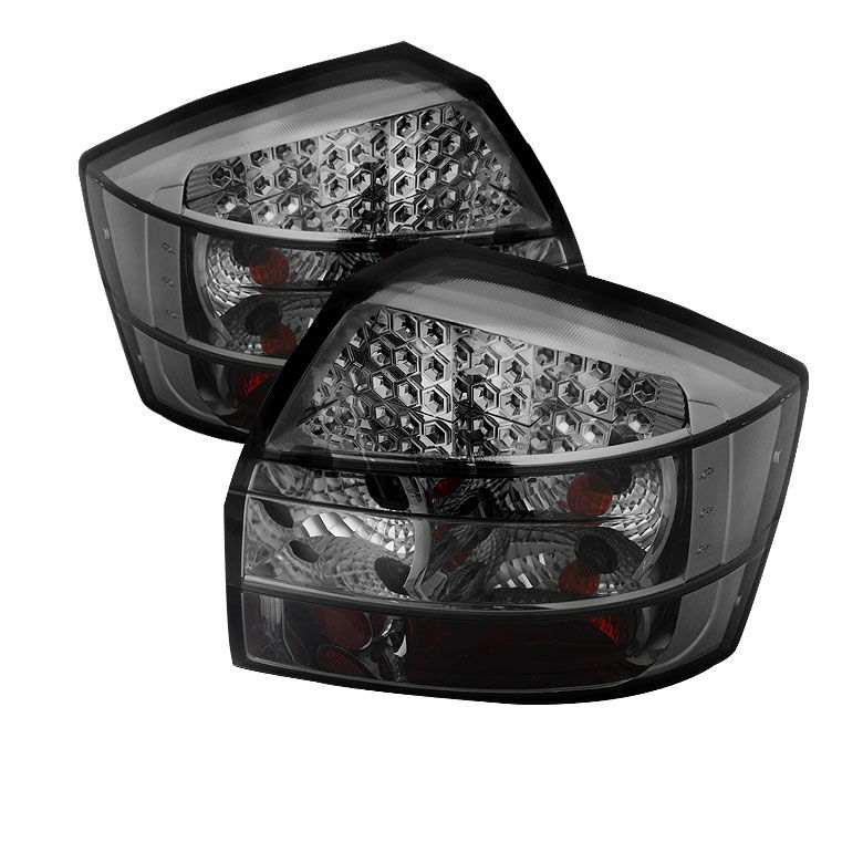 2002-2005 Audi A4 Smoke LED Tail Lights - 111-AA402-LED-SM