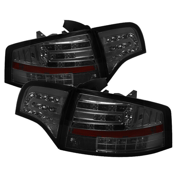 2006-2008 Audi A4 4DR Smoke LED Tail Lights - 111-AA406-G2-LED-SM