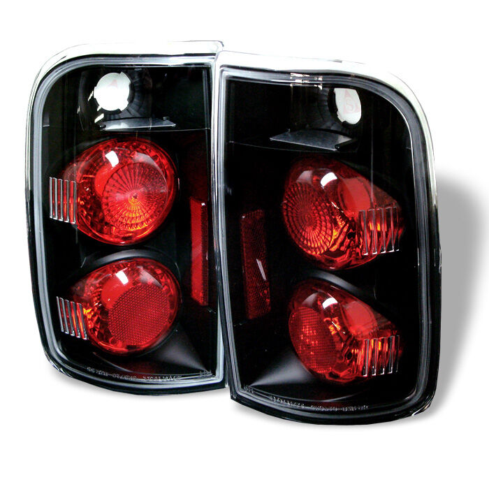 1996-2001 Oldsmobile Bravada Black Euro Style Tail Lights - 111-CB95-BK
