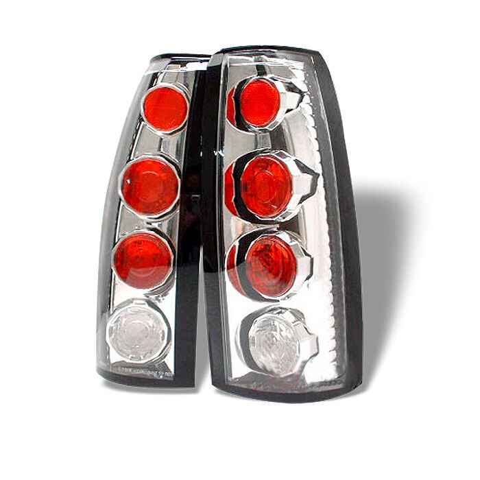 1999-2000 Cadillac Escalade Chrome Euro Style Tail Lights - 111-CCK88-C