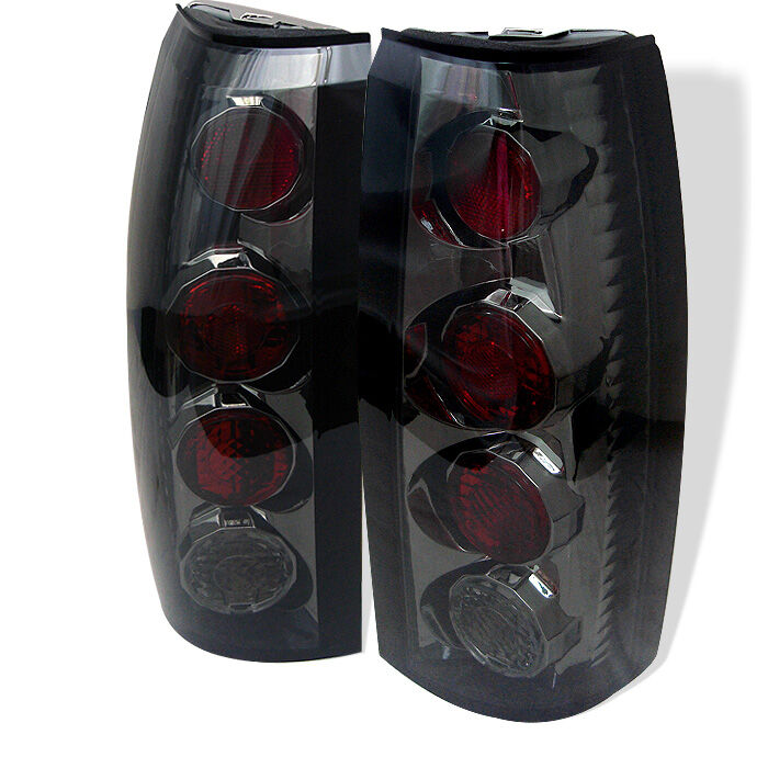 1999-2000 Cadillac Escalade Smoke Euro Style Tail Lights - 111-CCK88-SM