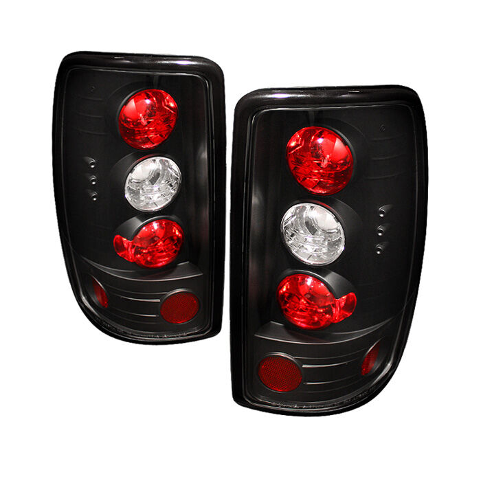 2000-2006 GMC Yukon Black Euro Style Tail Lights - 111-CD00-BD-BK