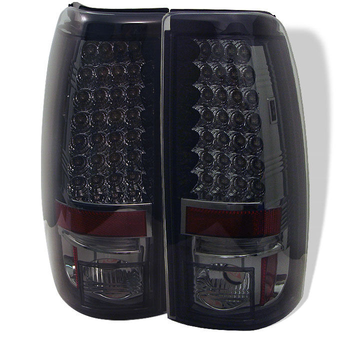 2004-2006 GMC Sierra 2500 Smoke LED Tail Lights - 111-CS03-LED-SM