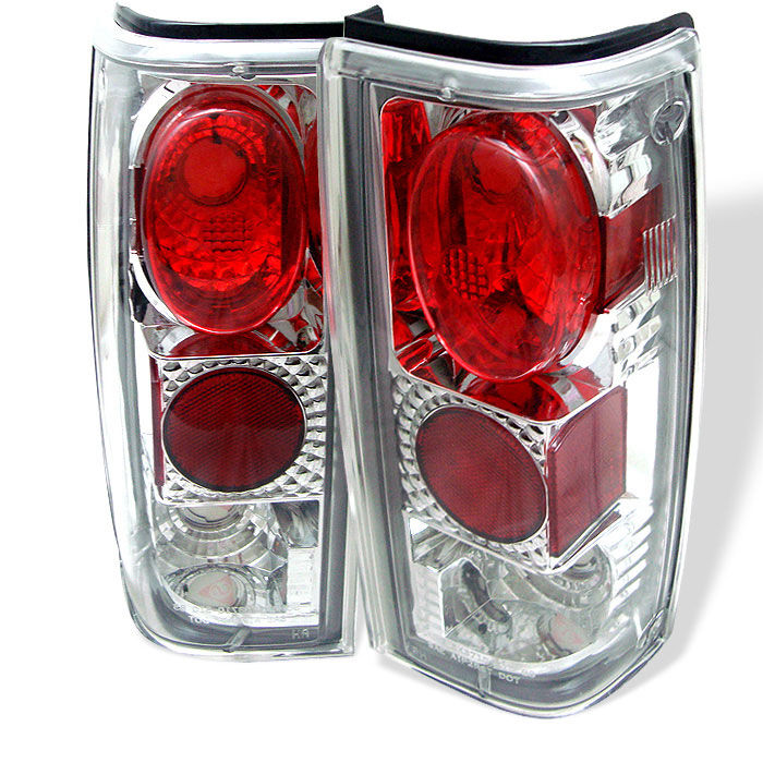 1982-1993 Chevy S-10 Chrome Euro Style Tail Lights - 111-CS1082-C
