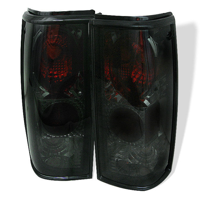 1982-1994 GMC Sonoma Smoke Euro Style Tail Lights - 111-CS1082-SM