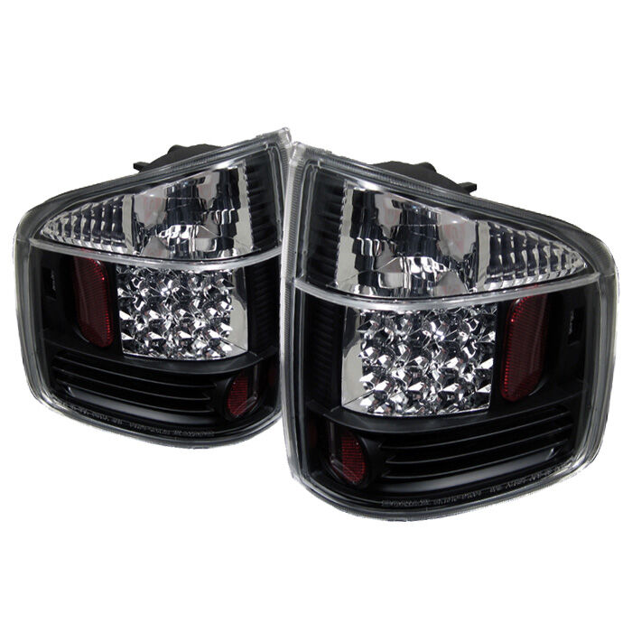 1994-2004 GMC Sonoma Black LED Tail Lights - 111-CS1094-LED-BK