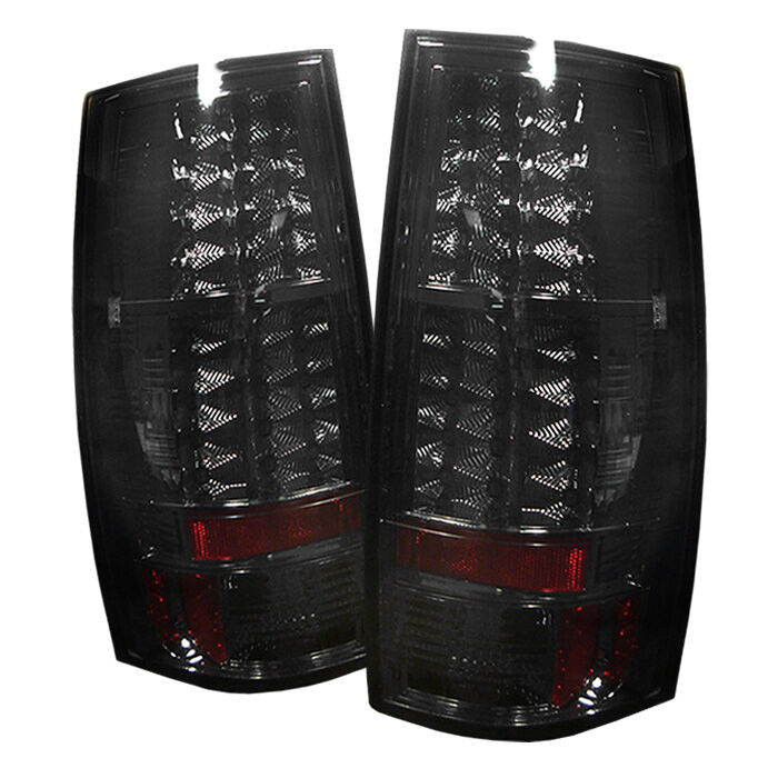 2007-2013 Chevy Yukon Smoke LED Tail Lights - 111-CSUB07-LED-SM