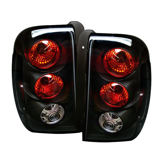 2002-2009 Chevy Trail Blazer Black Euro Style Tail Lights - 111-CTB02-BK