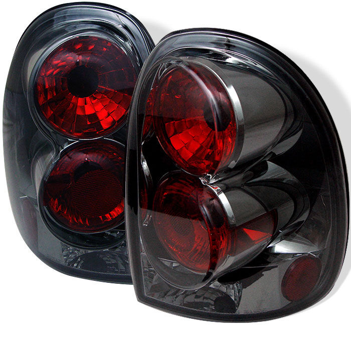 1996-2000 Plymouth Grand Voyager Smoke Euro Style Tail Lights - 111-DC96-SM