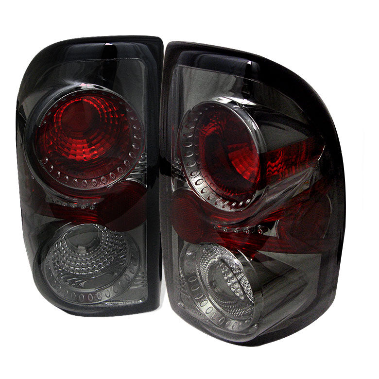 1997-2004 Dodge Dakota Smoke Euro Style Tail Lights - 111-DDAK97-SM