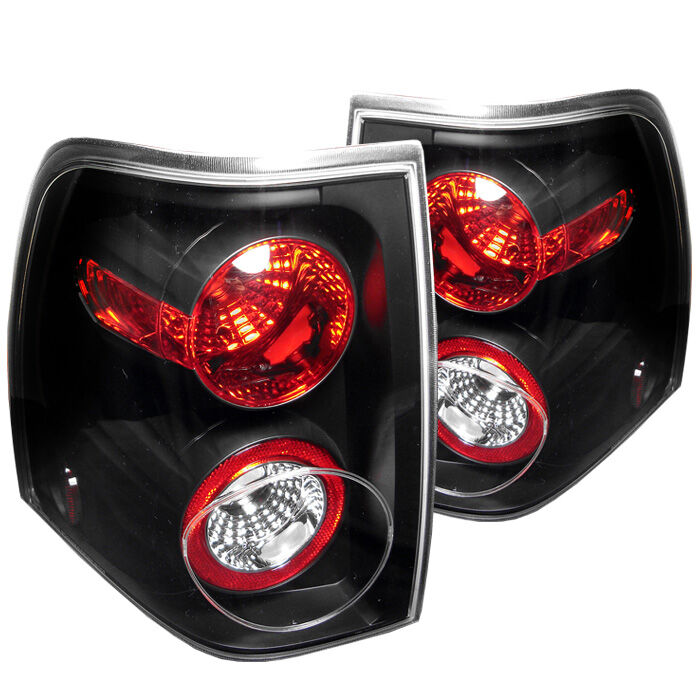 2003-2006 Ford Expedition Black Euro Style Tail Lights - 111-FE03-BK