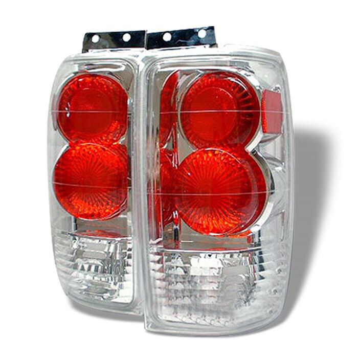 1997-2002 Ford Expedition Chrome Euro Style Tail Lights - 111-FE97-C