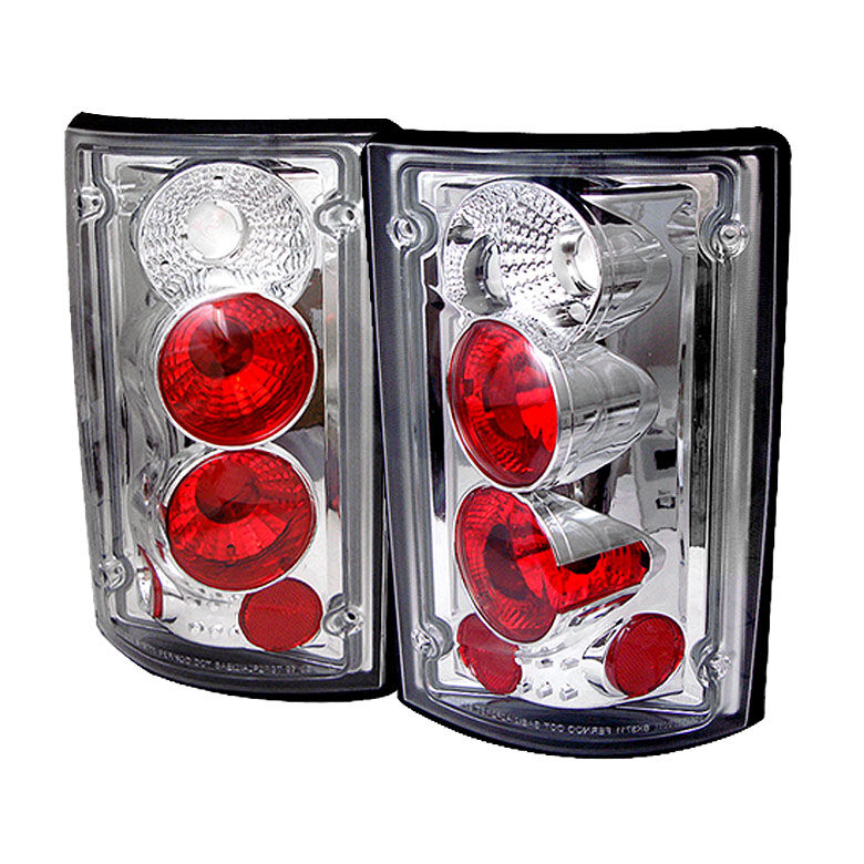 1995-2006 Ford Econoline Van 150 Chrome Euro Style Tail Lights - 111-FEC00-C