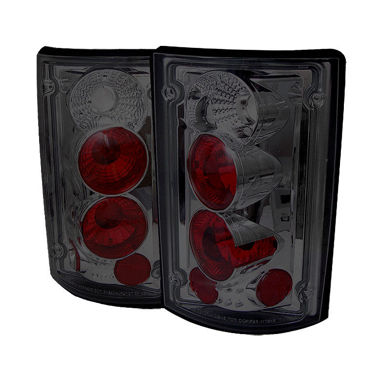 2000-2006 Ford Excursion Smoke Euro Style Tail Lights - 111-FEC00-SM