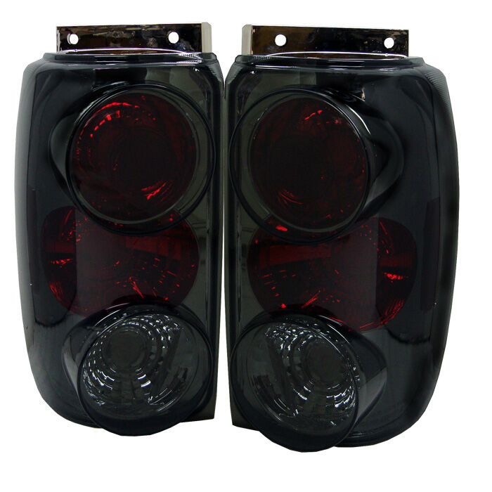 1995-1997 Ford Explorer Smoke Euro Style Tail Lights - 111-FEXP95-SM