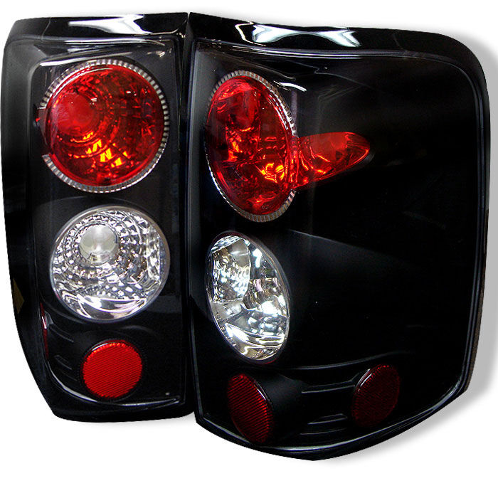 2004-2008 Ford F-150 Styleside Black Euro Style Tail Lights - 111-FF15004-BK