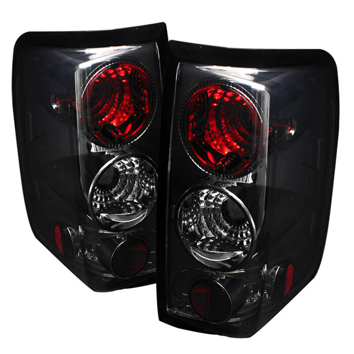2004-2008 Ford F-150 Styleside Smoke Euro Style Tail Lights - 111-FF15004-SM