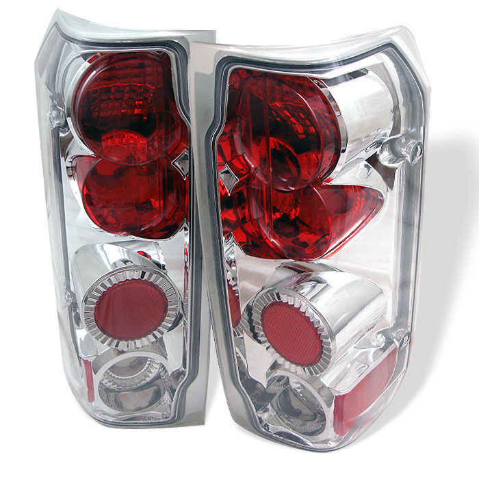1988-1996 Ford Bronco Chrome Euro Style Tail Lights - 111-FF15089-C
