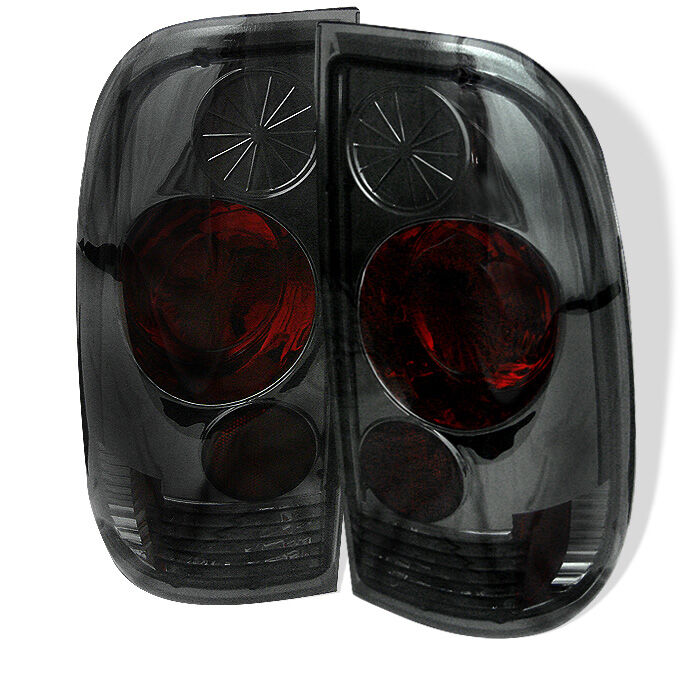 1997-2003 Ford F-150 Styleside Smoke Euro Style Tail Lights - 111-FF15097-SM