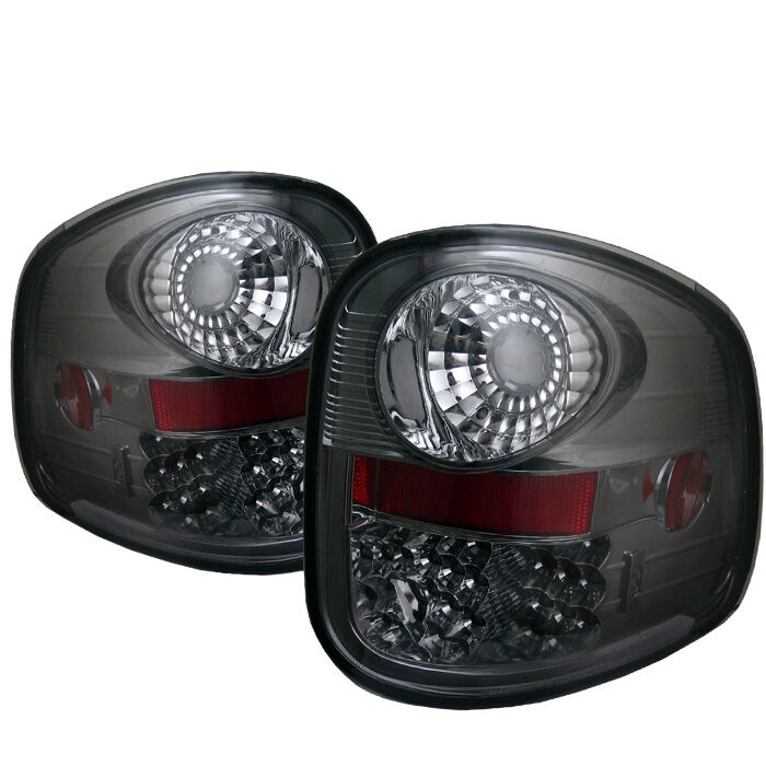 1997-2003 Ford F-150 Flareside Smoke LED Tail Lights - 111-FF15097FS-LED-SM