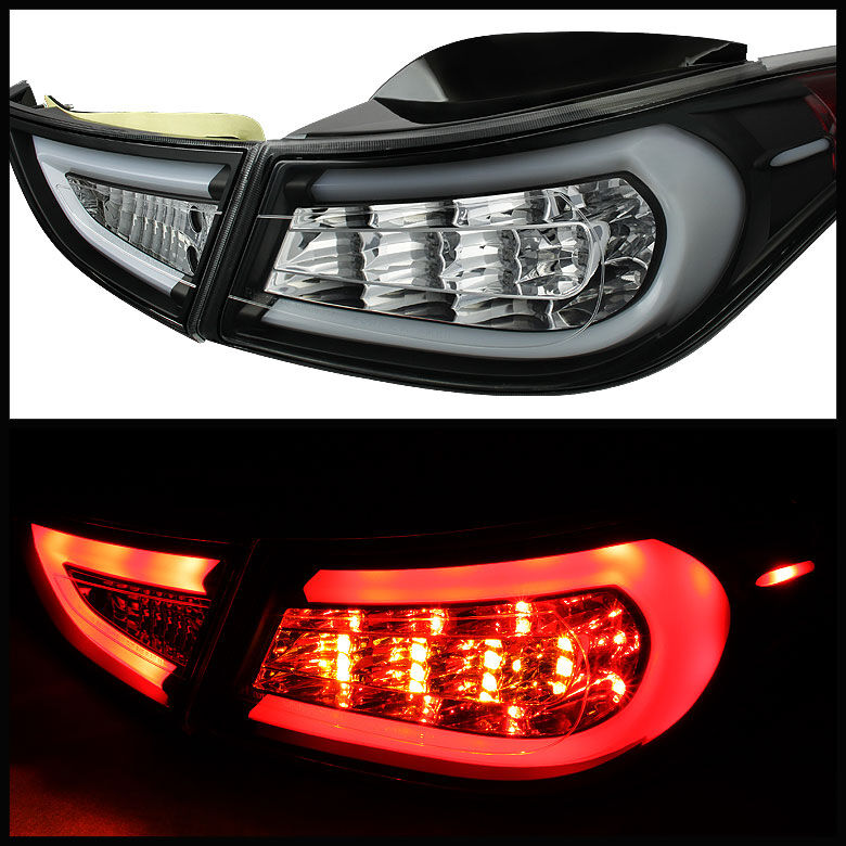 2011-2013 Hyundai Elantra Black LED Tail Lights