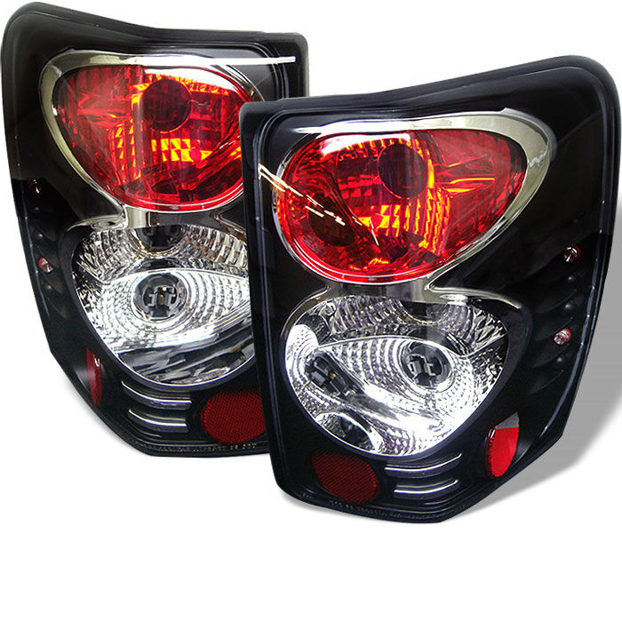 1999-2004 Jeep Grand Cherokee Black Euro Style Tail Lights - 111-JGC99-BK