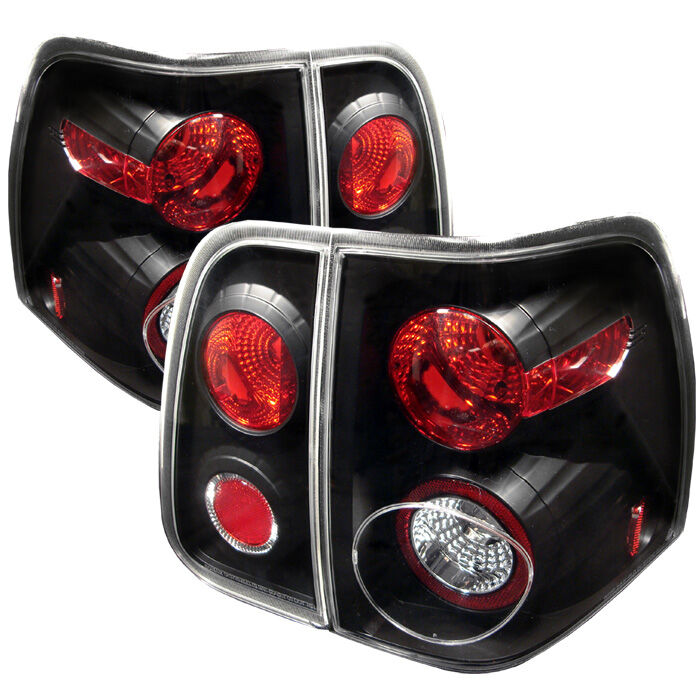 2003-2006 Lincoln Navigator Black Euro Style Tail Lights - 111-LN03-BK