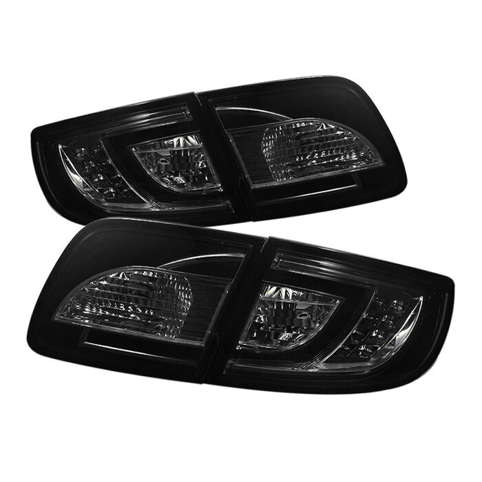 2003-2008 Mazda 3 4DR Sedan Smoke LED Tail Lights - 111-M303-LED-SM