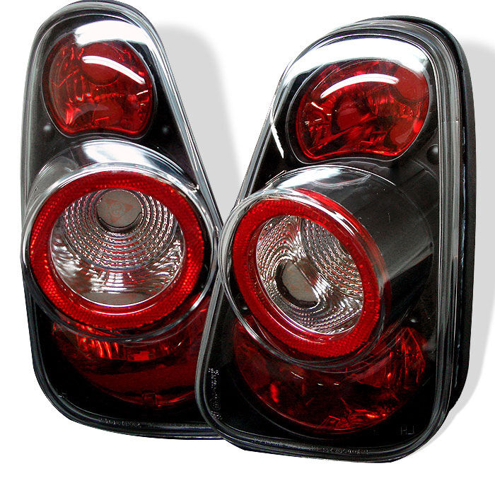 2005-2008 Mini Cooper Convertible Black Euro Style Tail Lights - 111-MC02-BK