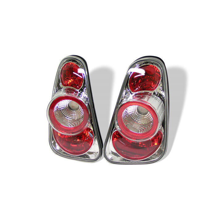 2002-2006 Mini Cooper Chrome Euro Style Tail Lights - 111-MC02-C