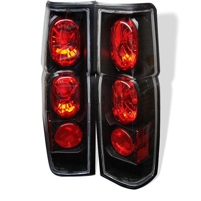 1986-1997 Nissan Hardbody Black Euro Style Tail Lights - 111-NH86-BK