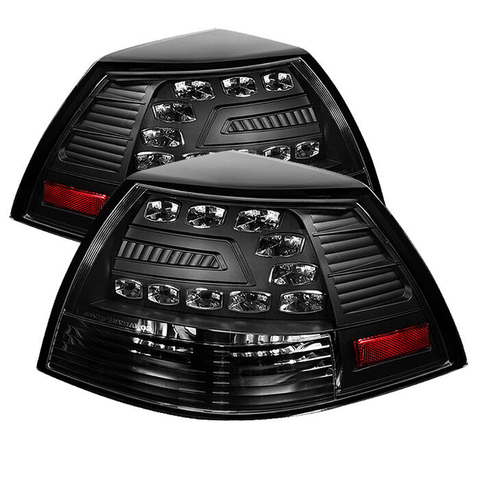 2008-2009 Pontiac G8 Black LED Tail Lights - 111-PG808-LED-BK