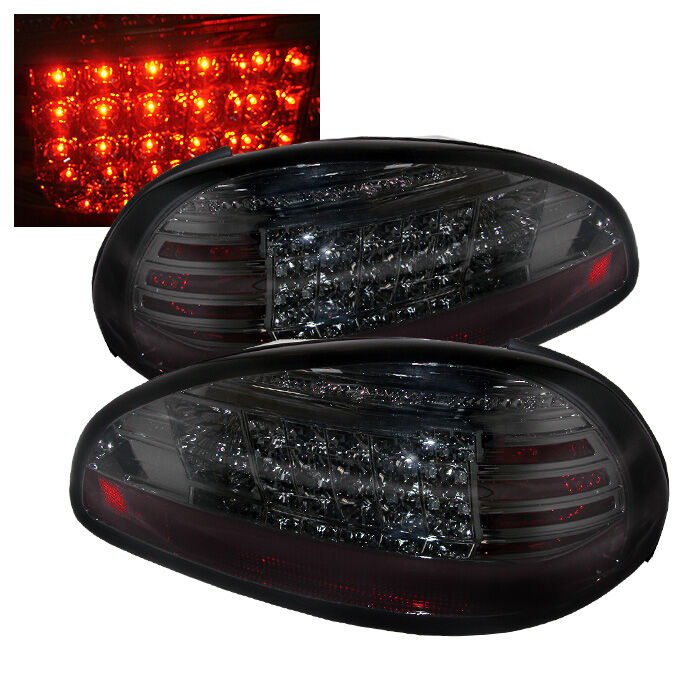 1997-2003 Pontiac Grand Prix Smoke LED Tail Lights - 111-PGP97-LED-SM