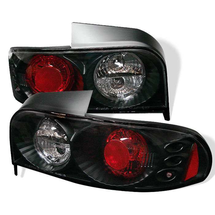 1993-2001 Subaru Impreza Black Euro Style Tail Lights - 111-SI93-BK