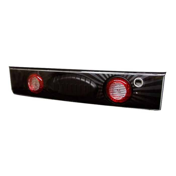 1993-1997 Toyota Corolla Black Euro Style Tail Lights - 111-TC93-TR-BK