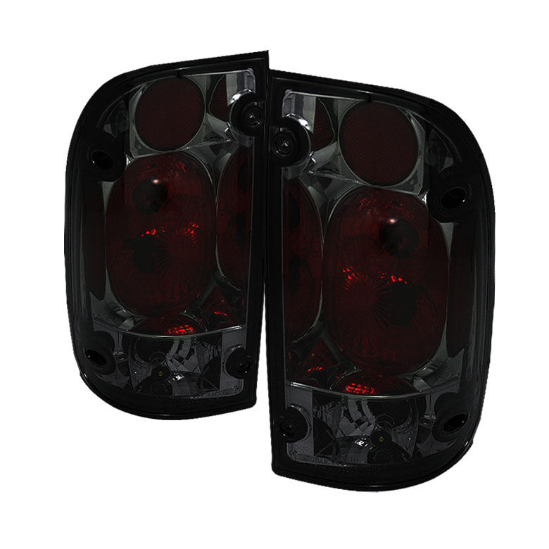 2001-2004 Toyota Tacoma Smoke Euro Style Tail Lights - 111-TT01-SM