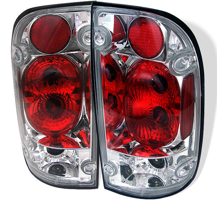1995-2000 Toyota Tacoma Chrome Euro Style Tail Lights - 111-TT95-C