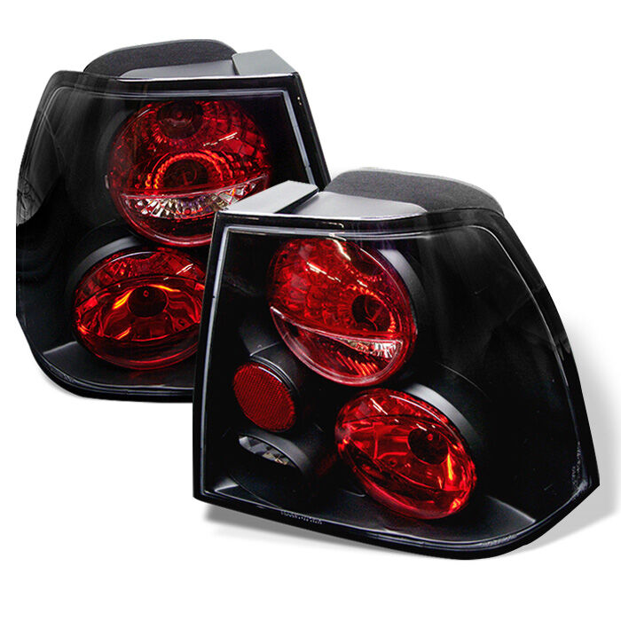 1999-2004 VW Jetta Black Euro Style Tail Lights - 111-VJ99-BK