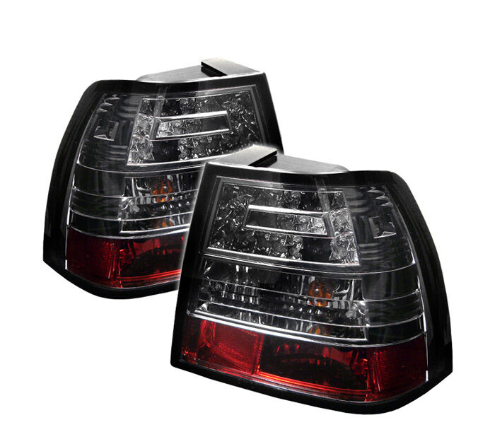 1999-2004 VW Jetta Smoke LED Tail Lights - 111-VJ99-LED-SM