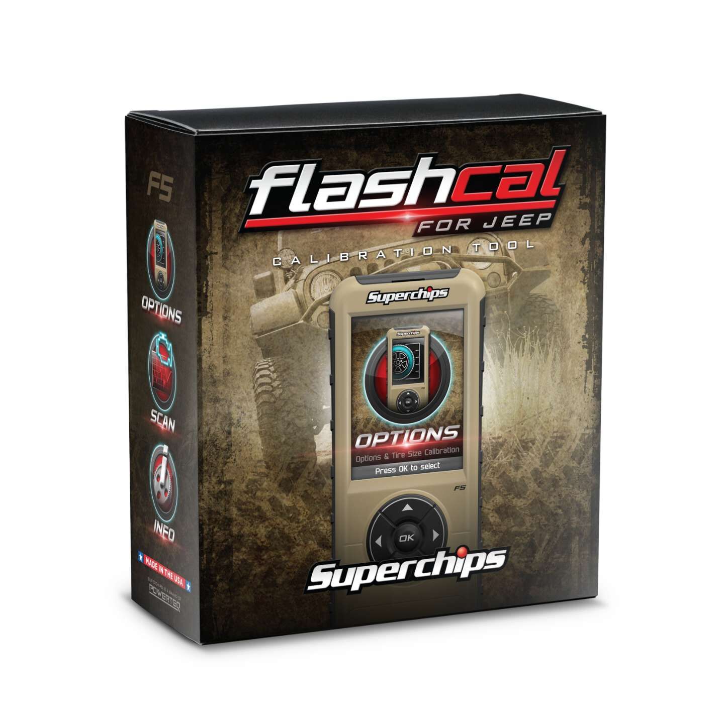 2007-2017 Jeep Wrangler / 2018 Wrangler JK Tuning Flash Tool Flashcal by SuperChips - 3571