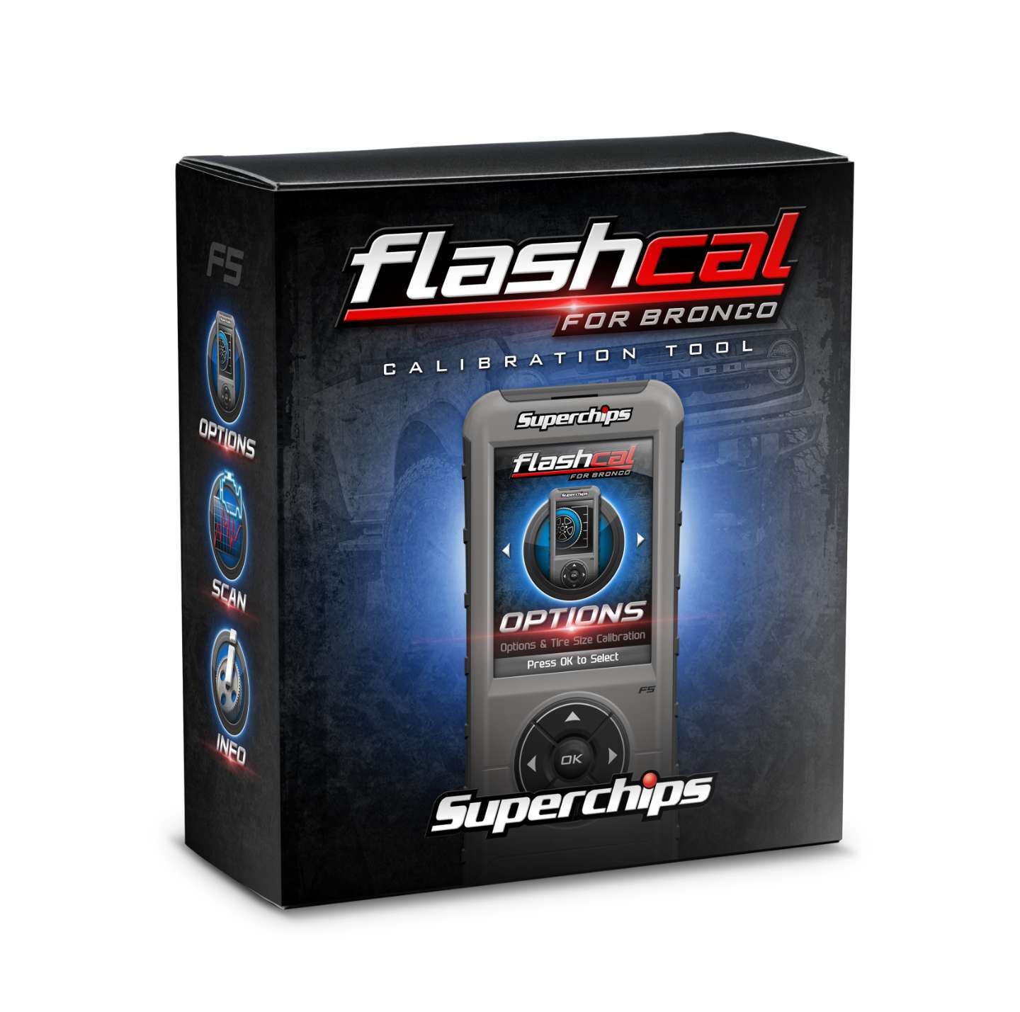 2021-2024 Ford Bronco Tuning Flash Tool Flashcal by SuperChips