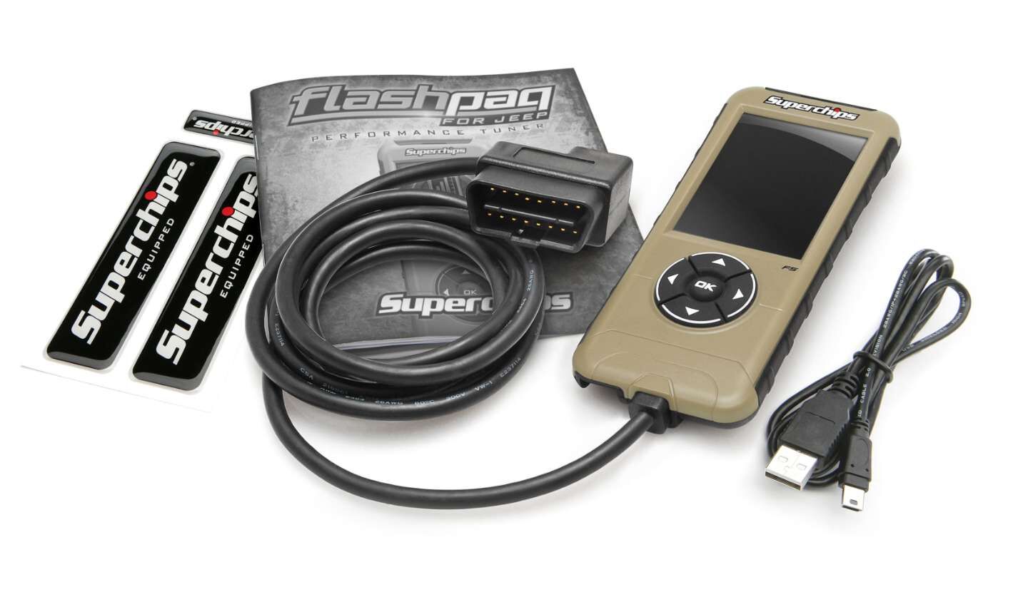 2018-2025 Jeep Wrangler Computer Chip Programmer Flashpaq by SuperChips