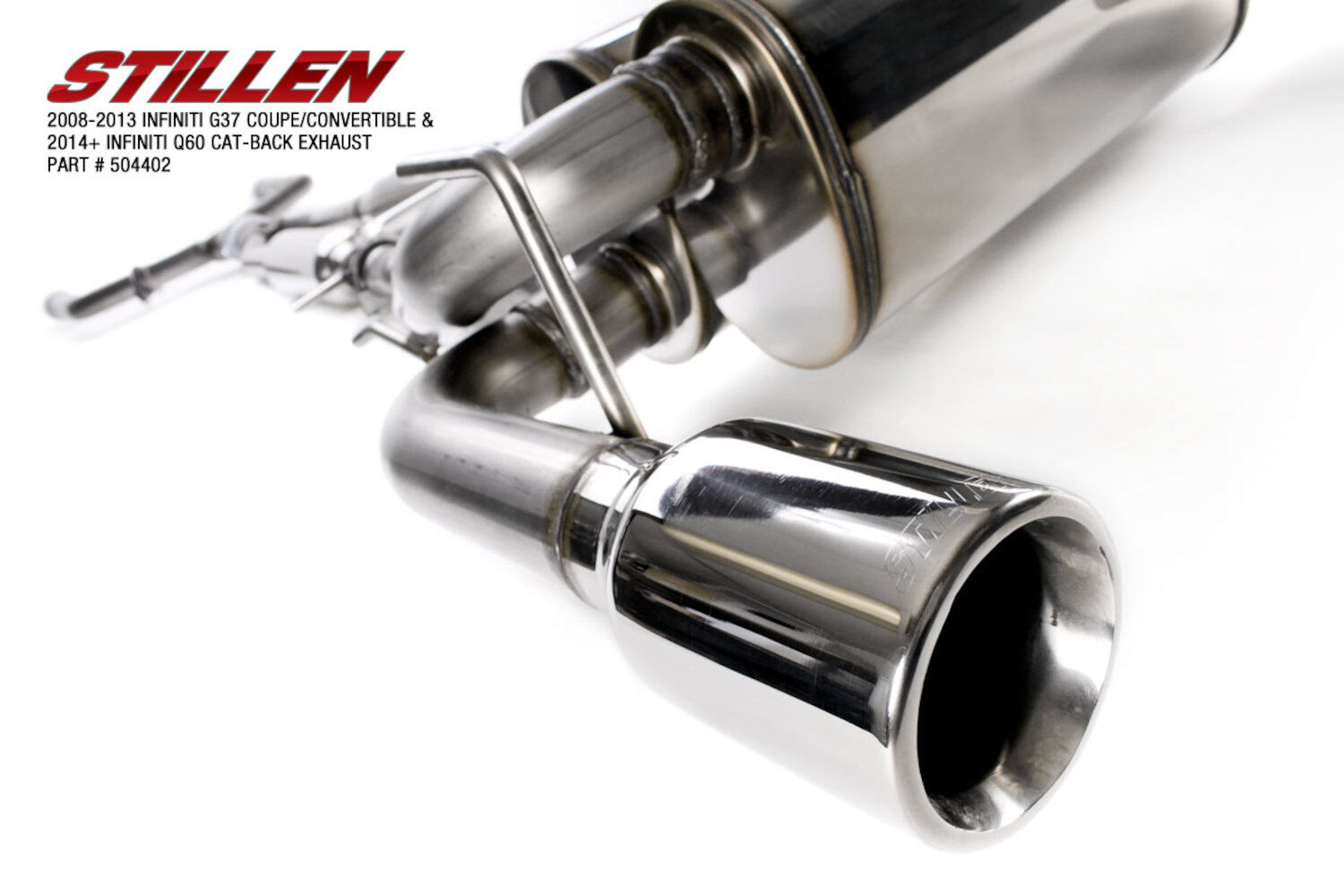 Stillen Exhaust System Kit for 2014-2015 Infiniti Q60