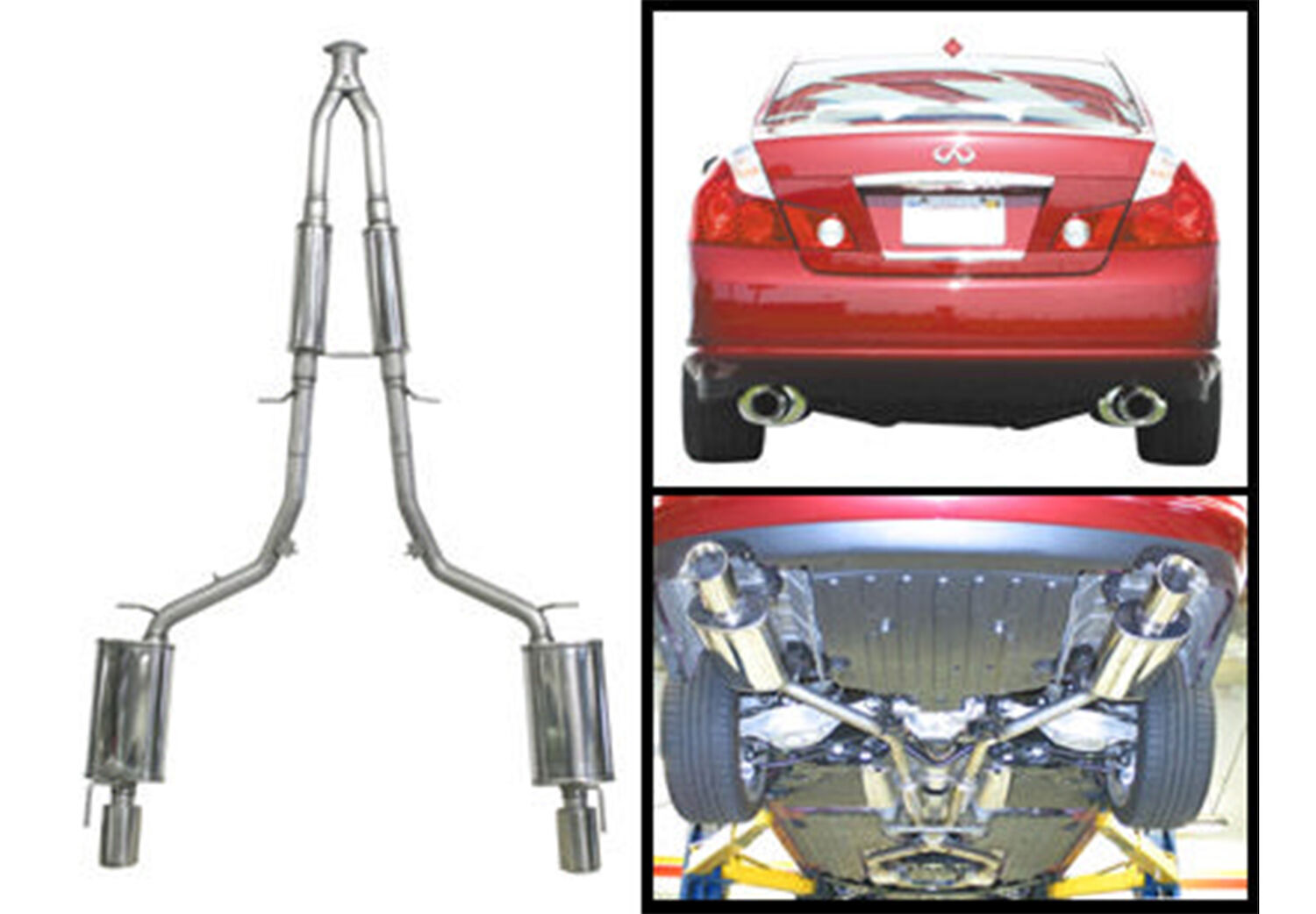 Stillen Exhaust System Kit for 2006-2010 Infiniti M35