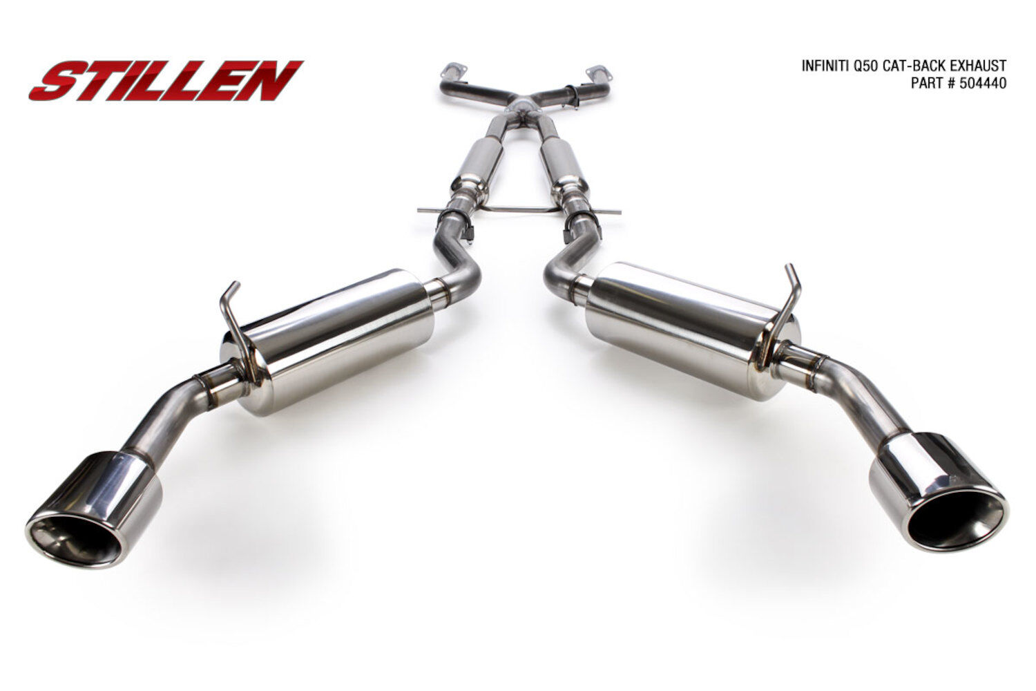 Stillen Exhaust System Kit for 2014-2015 Infiniti Q50 3.7L V6