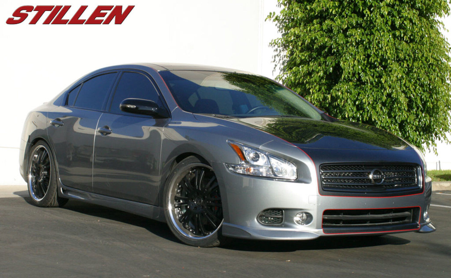 Stillen Front Bumper Lip Air Dam for 2009-2015 Nissan Maxima
