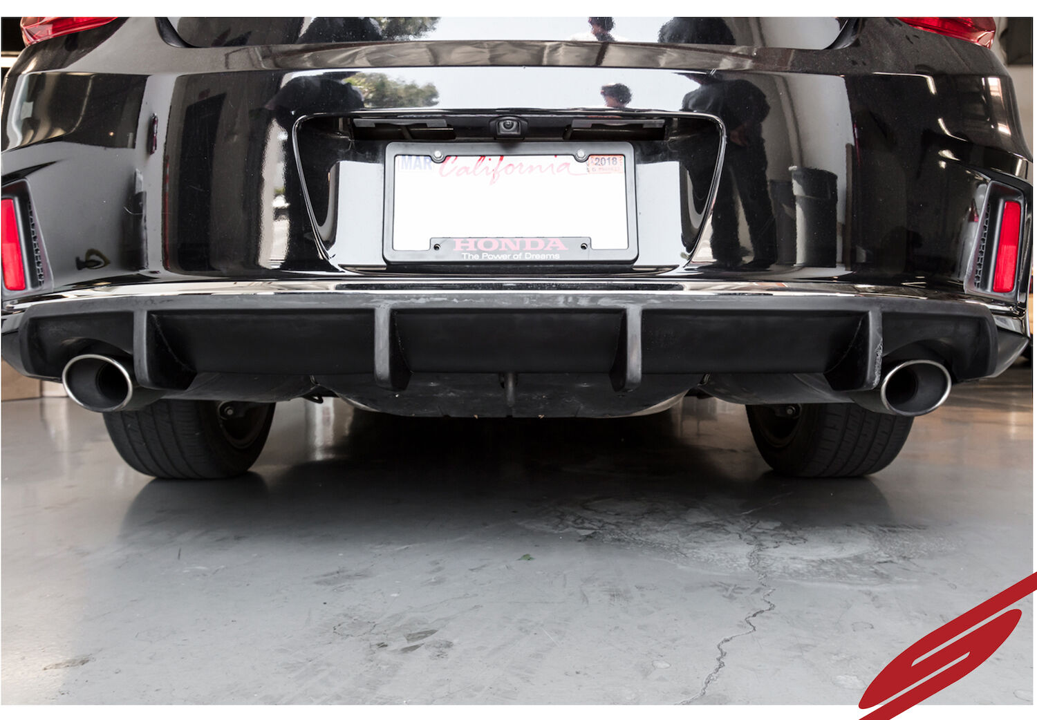 Stillen Rear Diffuser for 2013-2015 Honda Accord 2DR Dual Exhaust