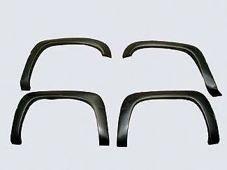 2000-2002 Chevrolet Silverado 2500 Street Scene Front & Rear Round Urethane Fender Flares