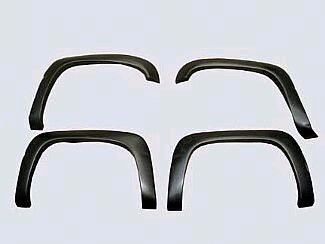 2000-2002 Chevrolet Silverado 2500 Street Scene Front & Rear Round Urethane Fender Flares - 950-55300