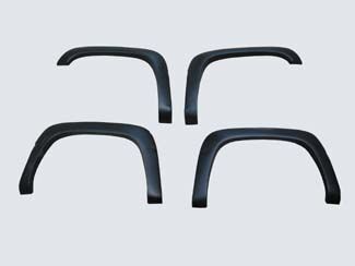 2001-2003 GMC Sierra 1500 HD Street Scene Front & Rear Round Urethane Fender Flares